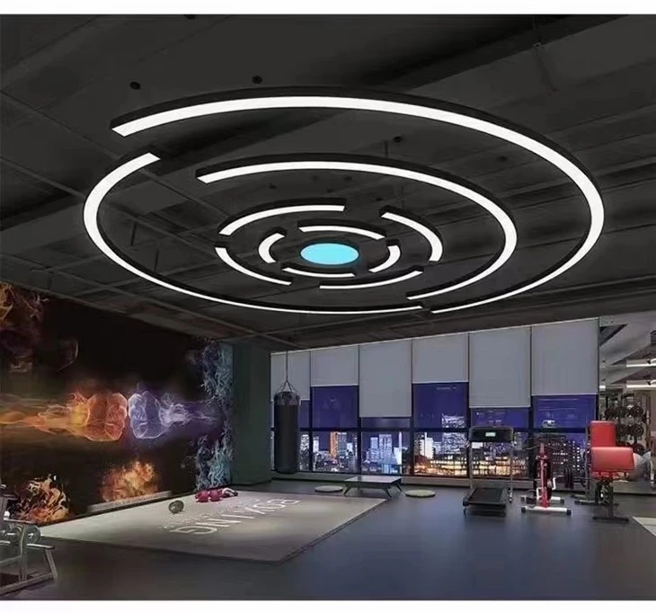 Circular Led Linear Pendant Lights